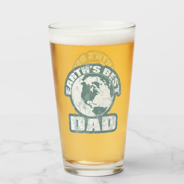Earths Best Dad Glass (Back Filled)
