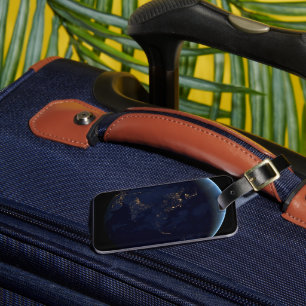 Earth's City Lights At Night On Asia And Australia Luggage Tag
