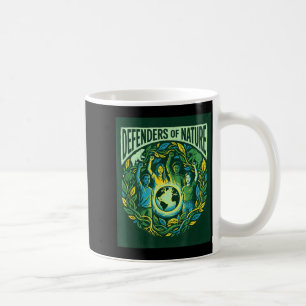 Earth's day defenders of nature lovers men women coffee mug