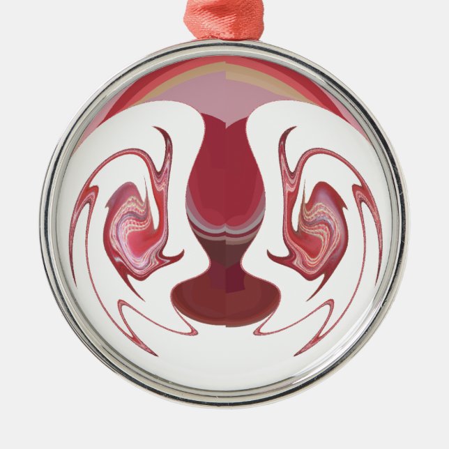 Earth's Embers: Textured Tapestry of Africa Metal Tree Decoration (Front)