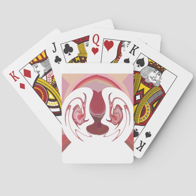 Earth's Embers: Textured Tapestry of Africa Playing Cards (Back)