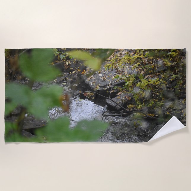 Earth's Enhancement beach towel (Front)