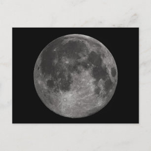 Earth's Full Moon Postcard