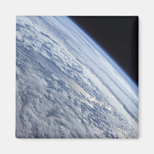 Earth's horizon against the blackness of space magnet