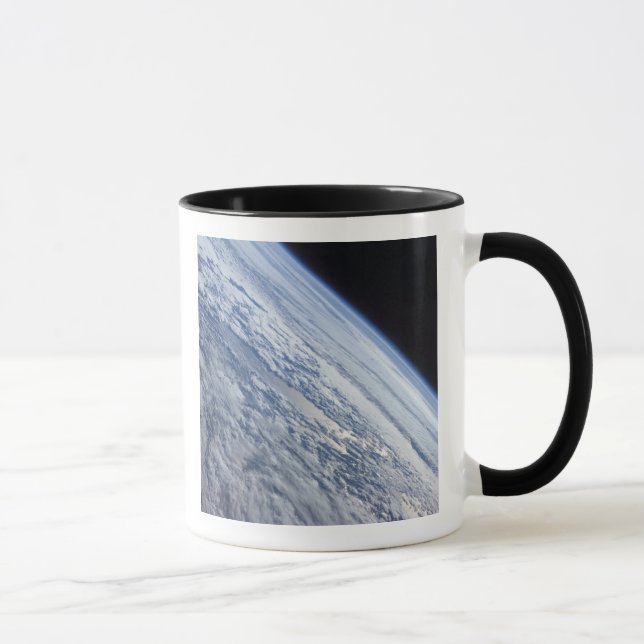 Earth's horizon against the blackness of space mug (Right)