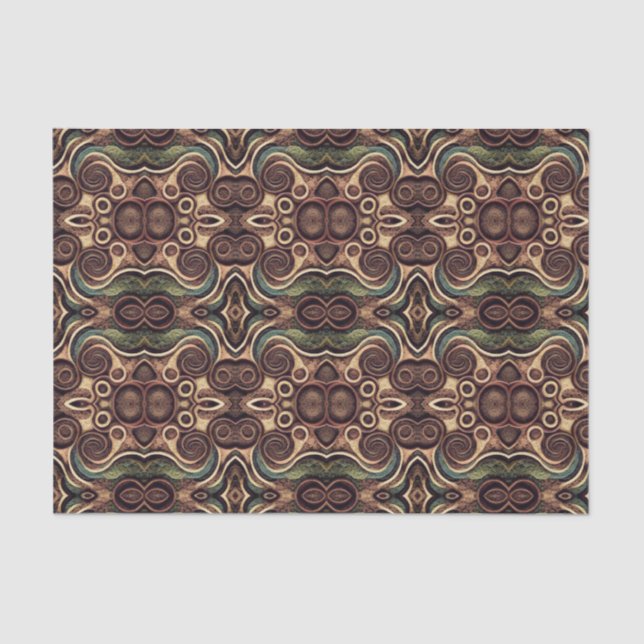 Earth's Kaleidoscope Tissue Paper (Front)