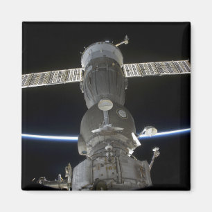 Earth's limb intersects a Soyuz spacecraft Magnet