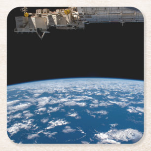 Earth's Limb, Or Horizon Square Paper Coaster