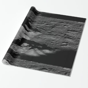 Earth's Moon Tycho Crater Central Peak Wrapping Paper