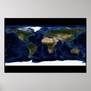 Earth's Surface 78x52 (72x48) Poster
