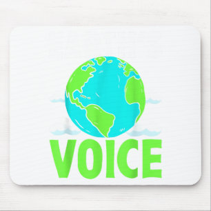 Earths Voice Save The Planet Design  Mouse Mat