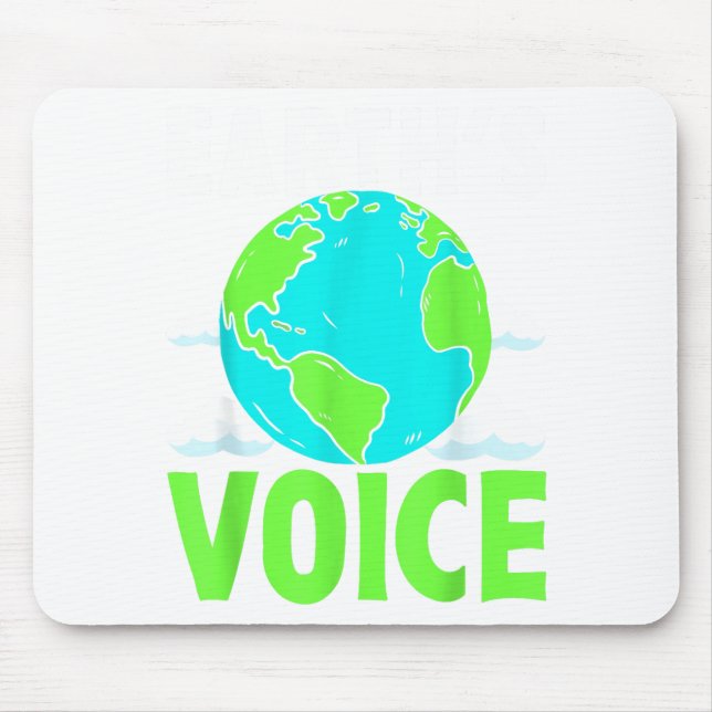 Earths Voice Save The Planet Design  Mouse Mat (Front)