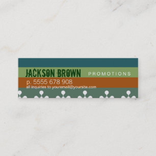 EarthStripes Small Business card