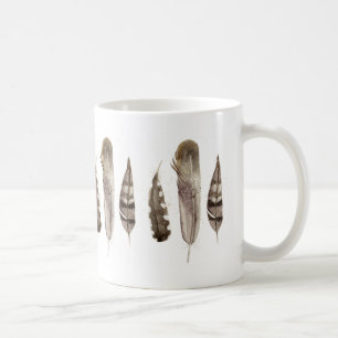 Earthtone Feathers II Coffee Mug