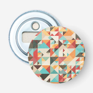 Earthtone Geometric Pattern Bottle Opener