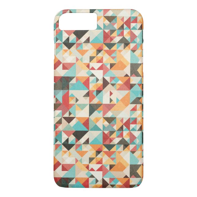 Earthtone Geometric Pattern Case-Mate iPhone Case (Back)