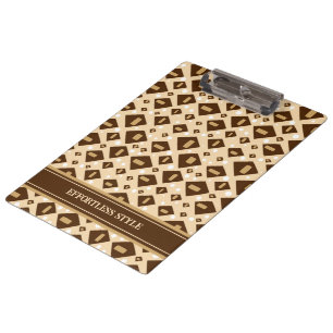 Earthtone Geometry Clipboard