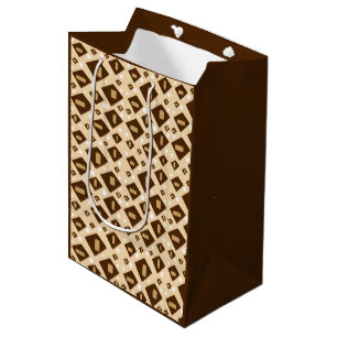 Earthtone Geometry Medium Gift Bag