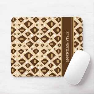 Earthtone Geometry Mouse Mat