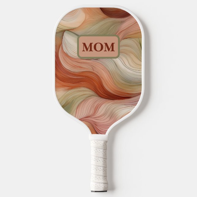  Earthtone Pickleball Paddle for Her Rust Sage (Front)
