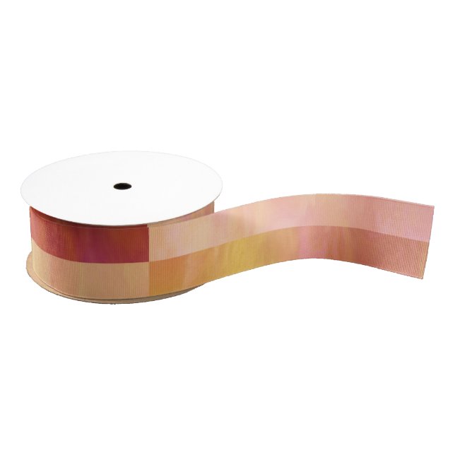 Earthtone Skies Tiles Grosgrain Ribbon (Spool)
