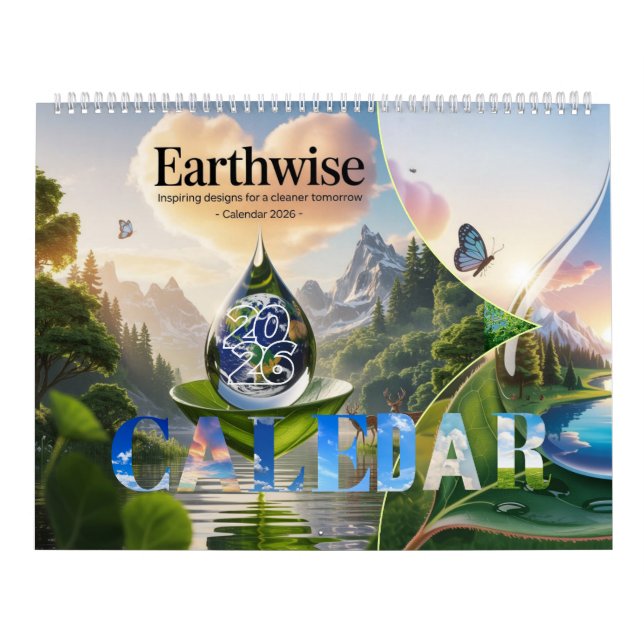 Earthwise: Inspiring Designs for Cleaner Tomorrow Calendar (Cover)