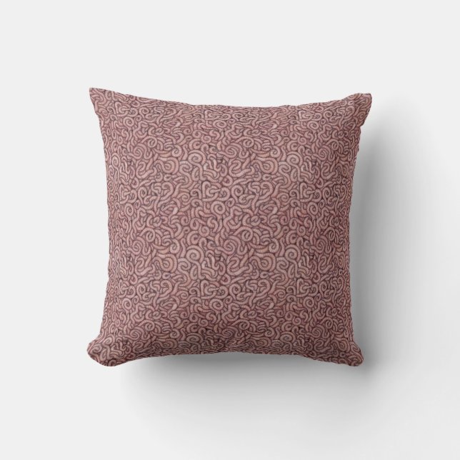 earthworms (big) cushion (Front)