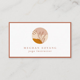 Earthy Abstract Artisan Logo Business Card