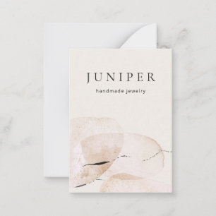 Earthy Abstract Artistic Watercolor Card