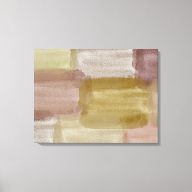 Earthy Abstract Canvas Print (Front)