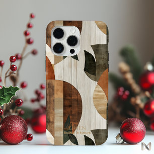 Earthy Abstract Minimalist Nature-Inspired iPhone 15 Pro Max Case