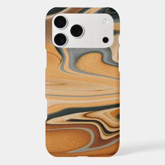 Earthy Abstract Swirl iPhone Case Pro17– Modern