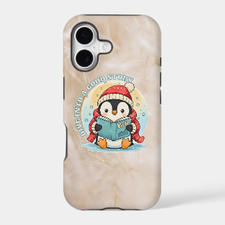 Earthy Aesthetic Penguin Reader iPhone 17 Tough Ca