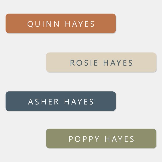 Earthy Autumn Colours Name (Group)