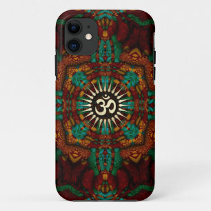 Earthy Batik  Gold Aum iPhone 5 Case-Mate 11 Case