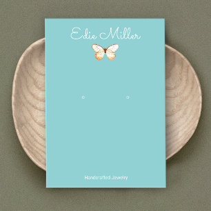 Earthy Bohemian Butterfly Earring Display 