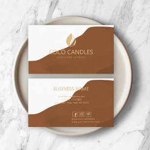 Earthy Boho Business Card