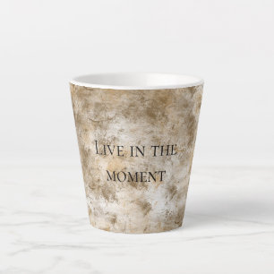 Earthy Brown Cream Sand Latte Mug