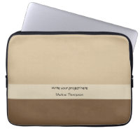 Earthy brown monogrammed Business and project