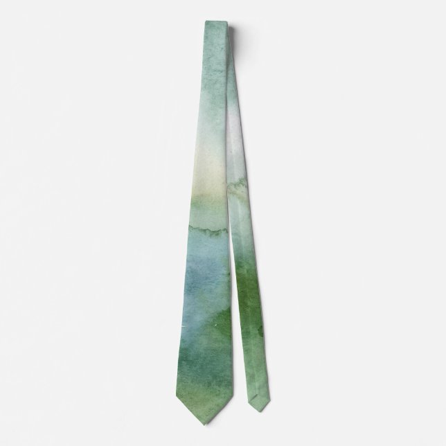 Earthy Calming Waters Tie (Front)