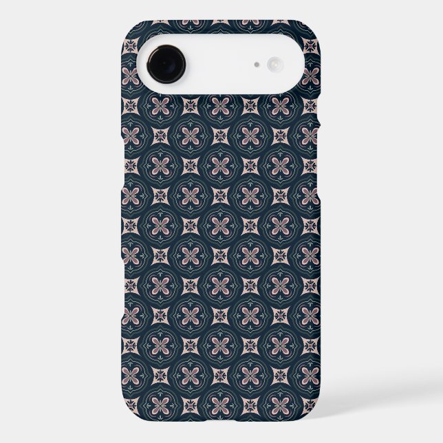 earthy colored floral geometric tiles (Back)