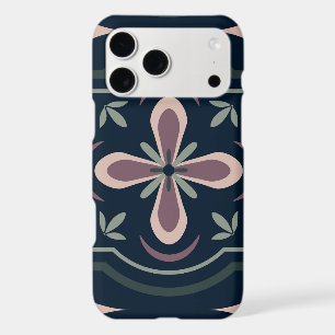 earthy coloured floral geometric tiles