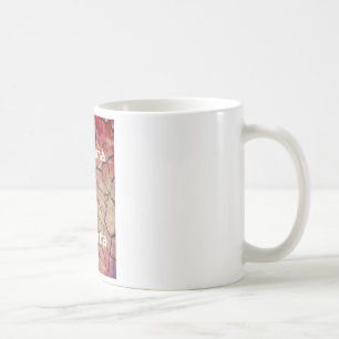 Earthy Elegant Lion: Hakuna Matata Textured Design Coffee Mug