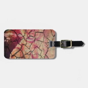 Earthy Elegant Lion: Hakuna Matata Textured Design Luggage Tag
