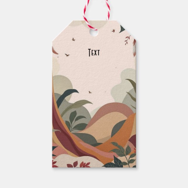 Earthy Escape Gift Tags (Front)