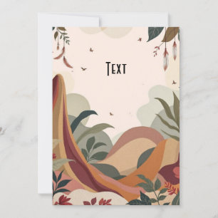 Earthy Escape Invitation