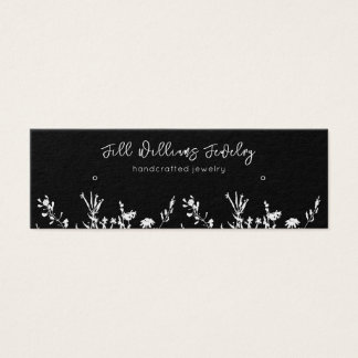 Earthy Floral • Earring Hoops Studs Display Card  