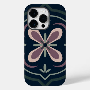 Earthy Floral Geometric Tiles Case-Mate iPhone 14 Pro Case
