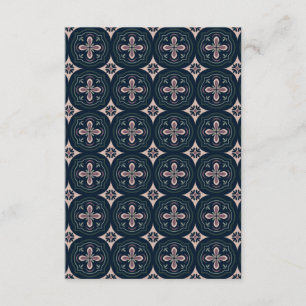 Earthy Floral Geometric Tiles Enclosure Card