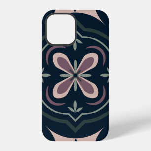 Earthy Floral Geometric Tiles iPhone 12 Pro Case